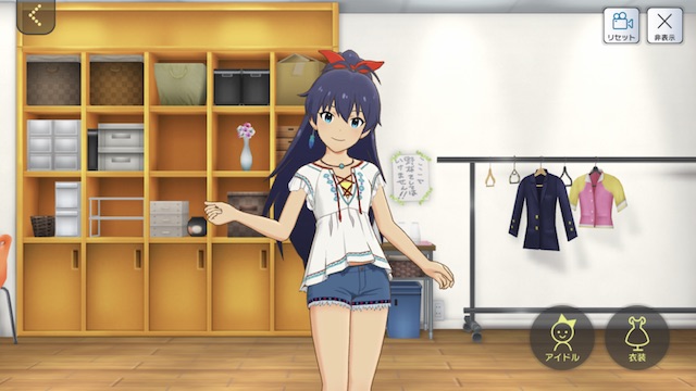 ミリシタ ドレスアップモードが実装 場所とやり方 ぴなきに ピーな季節に成りました